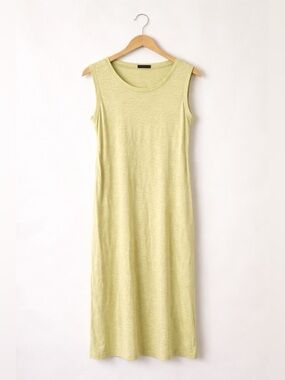 ATM Anthony Thomas Melillo Sleeveless Slub Jersey T-Shirt Dress